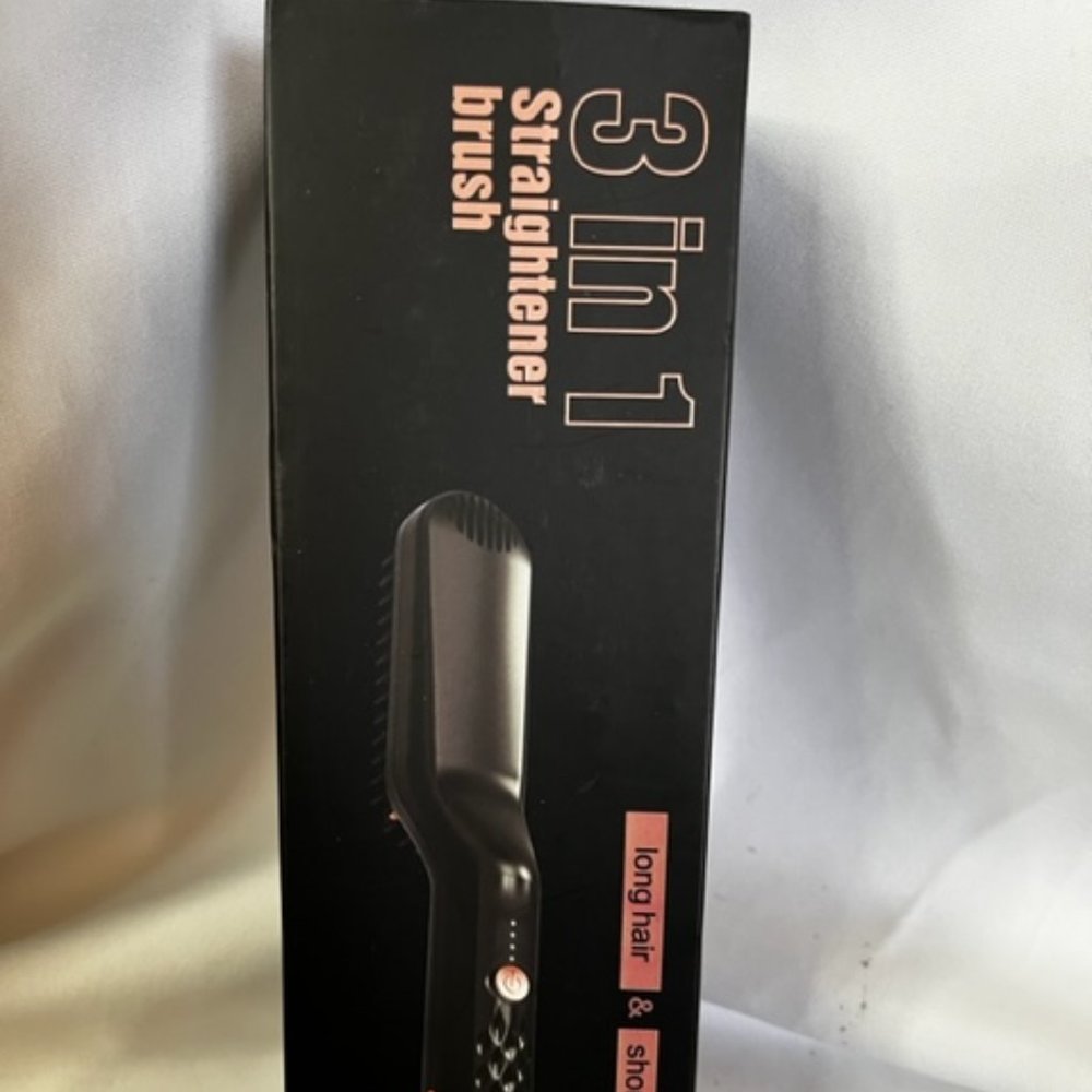 Electric Heated Straightner 3 in 1 Hair Brush
